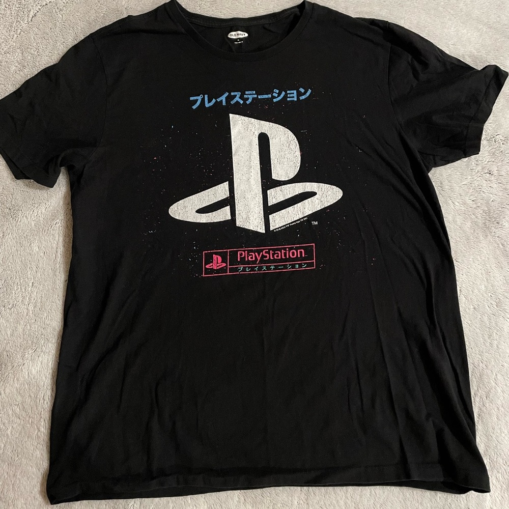 Japanese Playstation Graphic crewneck tee shirt | XL | Old Navy